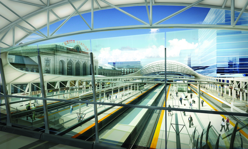 Denver Union Station rendering courtesy of the Denver Union Station Authority.